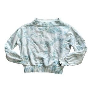 Anthropologie Pilcro Elayna Tie Dye Mock Neck Sweatshirt Small